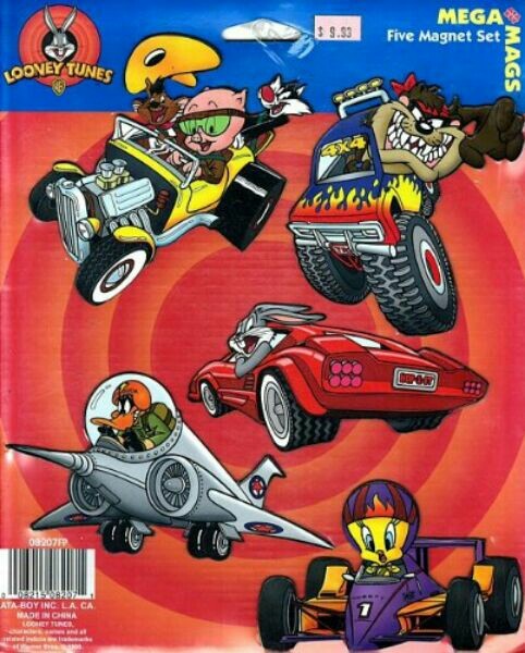 Looney Tunes Mega 5 Magnet Set Taz Daffy Duck Tweety Porky Pig Bugs Bunny NIP | eBay
