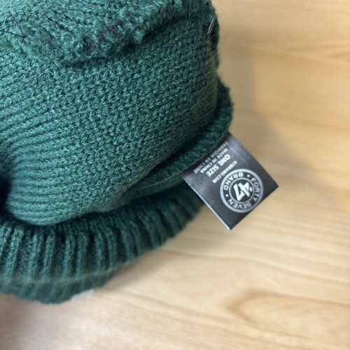 New York Jets Hat Beanie Knit Black Green NFL Football Winter '47 - Picture 5 of 6