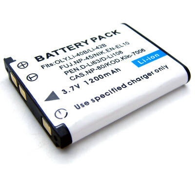 Battery / Charger For Fujifilm FinePix Z71 Z80 Z81 Z90 Z91 Z100fd