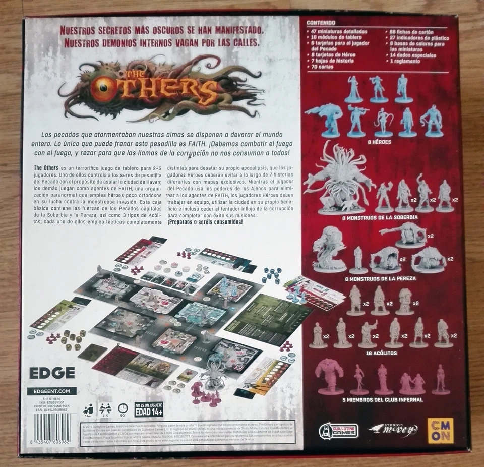 THE OTHERS. JUEGO DE MESA EN ESPAÑOL. COMPLETO. COMO NUEVO. ENVIO RAPIDO. - Imagen 2 de 4