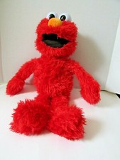 Elmo Sesame Street Plush Playtoy Talking Soft Stuffed Hasbro 21"