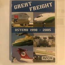 Great Freight Ostend 1998-2005 (DVD, 2009) Cargo Airliners, 707, DC-8, CL-44