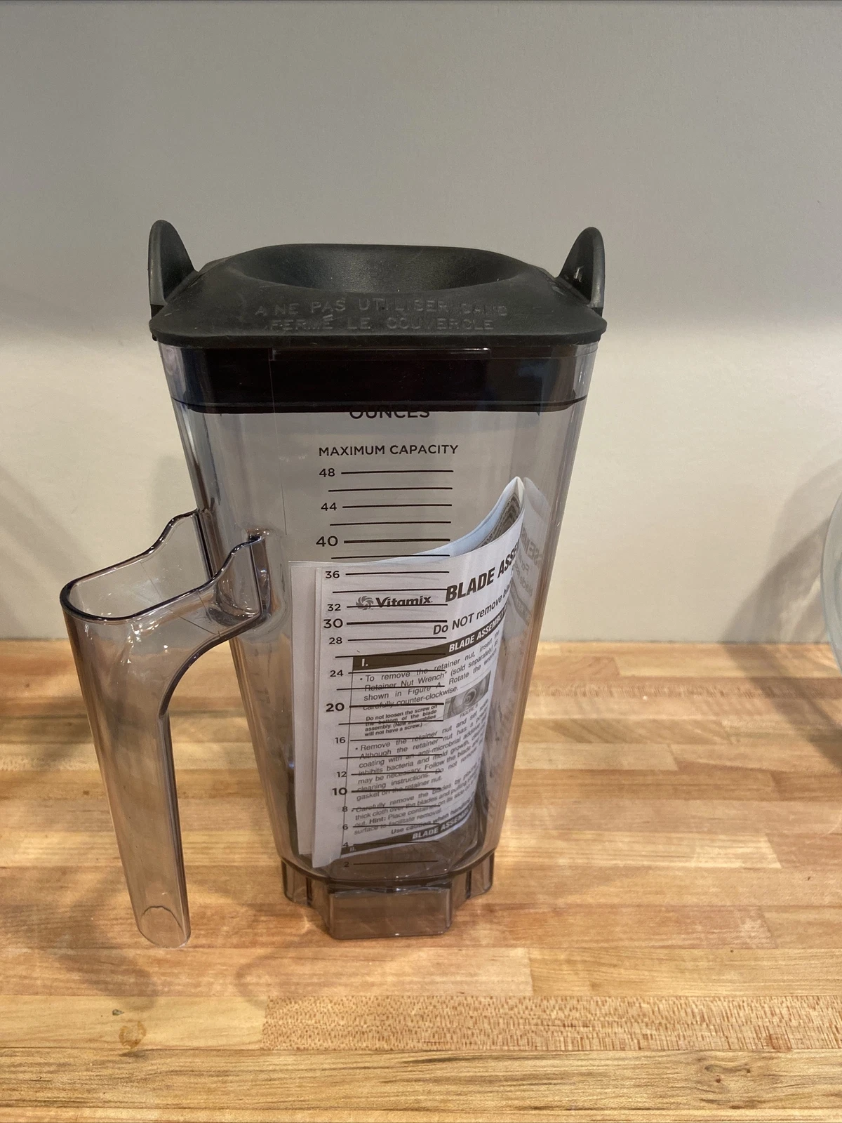 New Vitamix Blender Container Accessory Plastic Durable Classic 48 Oz #Vm0136