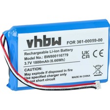 Akku für Garmin 361-00059-00, 020-00218-05, 010-01043-01 Navigation 1800mAh