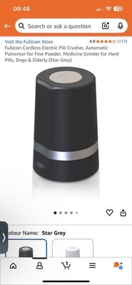 Kabelloser Elektrischer Pillenbrecher Automatischer Pulverisierer für Feinpulver Haustiere Senioren