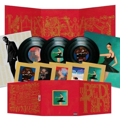 Kanye West My Beautiful Dark Twisted Fantasy 3LP Vinyl Record NEW