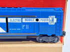 LIONEL 3530 UNRUN NICE SHORT STRIPE GENERATOR CAR W/ ORIGINAL BOX/POLE SET LF — photo 5