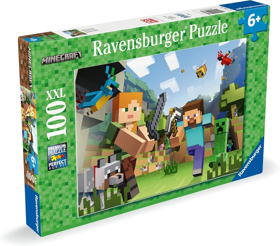 Ravensburger Minecraft Regalos para Niños y Niñas Edad 6 Años - 100 Piezas Jigsa Foto 2 de 4