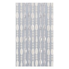 TENDA A PERLINE 0662-211 - cm. 120x230 / bianco - ghiaccio