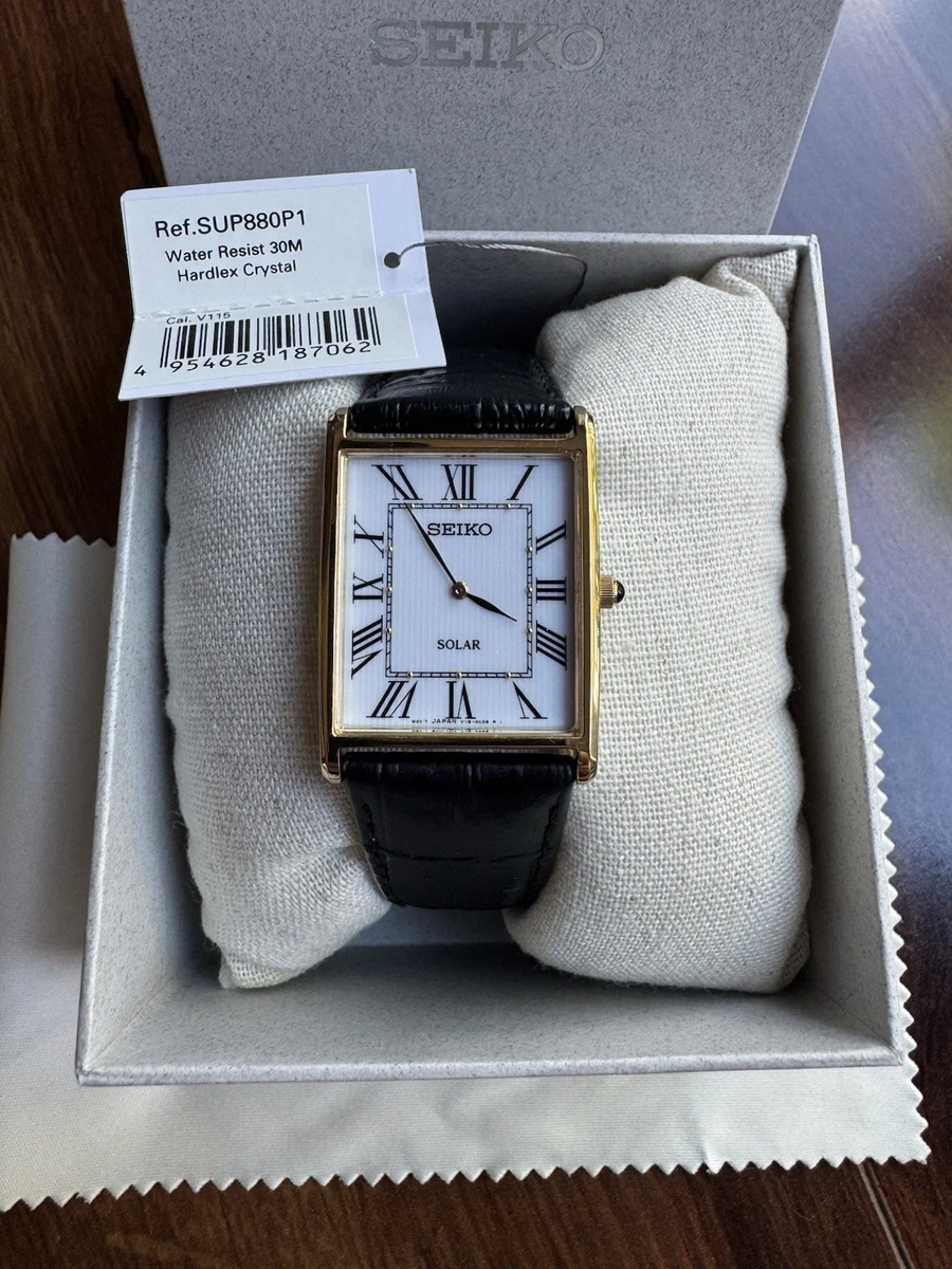 Seiko Solar Men Rectangle Wristwatches for sale | eBay