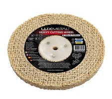 Heavy Sisal Scheibe 150x12,7x10mm Kegelspindel Schruppen Metalle