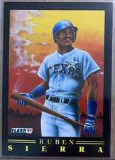 Ruben Sierra 1991 Fleer - Pro-Vision #3