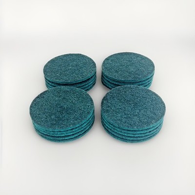 20x 3M Scotch-Brite 4'' Fine Grit Ceramic Surface Conditioning Discs Hook Loop