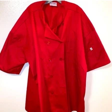 NWOT Chef Jacket By Uncommon Threads Size 4x Polyester Cotton Chef Coat