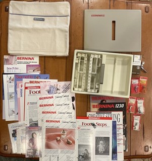 Bernina Accessories Box Foot Plates Sewing Machine Cover Bernette 203 More