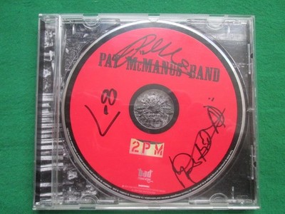 PAT MCMANUS BAND - 2 PM - 2009 BAD REPUTATION - MISSING FRONT INSERT - CD SIGNED