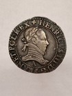 Henri III (1574-1589). Franc au col plat 1576, A, PARIS. Atelier Rare. FRANCE