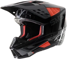 Alpinestars Supertech M5 SM5 Helmet, Rover Gray/Red, 0110-655X
