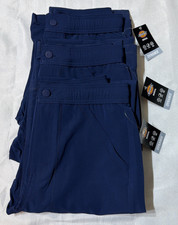 LOT of 3 NWT Dickies Dynamix Scrubs Pant, Zip Fly, Cargo, DK110T, XS Tall, Navy