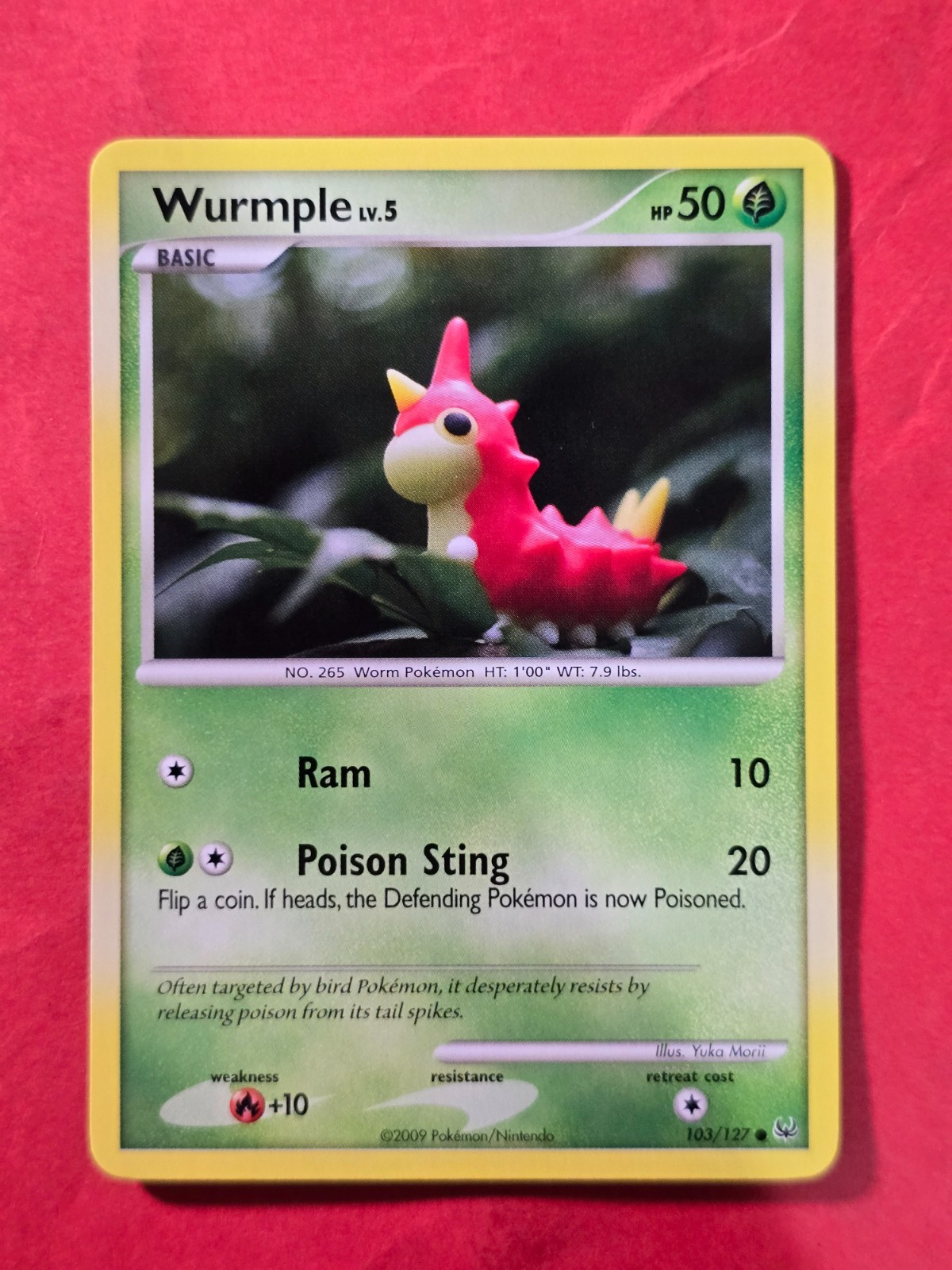 2009 Pokemon TCG Platinum #103 Wurmple, C, NF/H, cd46