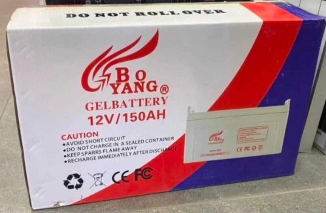BATTERIA A GEL 150AH 12V ACCUMULO PER KIT SOLARE FOTOVOLTAICO PANNELLO SOLARE