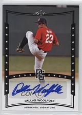 2014 Leaf Perfect Game Showcase Auto Black Dallas Woolfolk #A-DW1 Auto 0a7