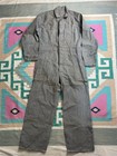 Vintage 50s 60s Coveralls Herringbone Twill Mechanic Workwear Distressed