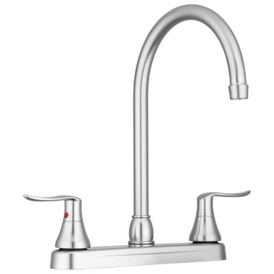 American Motorhome RV 8" Brushed Satin Kitchen Tap DF-PK330HLH-SN