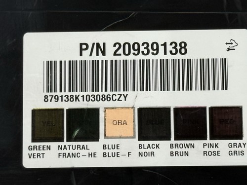06-13 GM Chevrolet Buick BCM Body Control Module OEM 20939138 PROGRAMMED TO VIN - Imagen 3 de 5