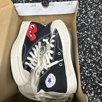 Converse Chuck 70 CDG Play Black White Red High Top Men's Sneakers 150204C 2015