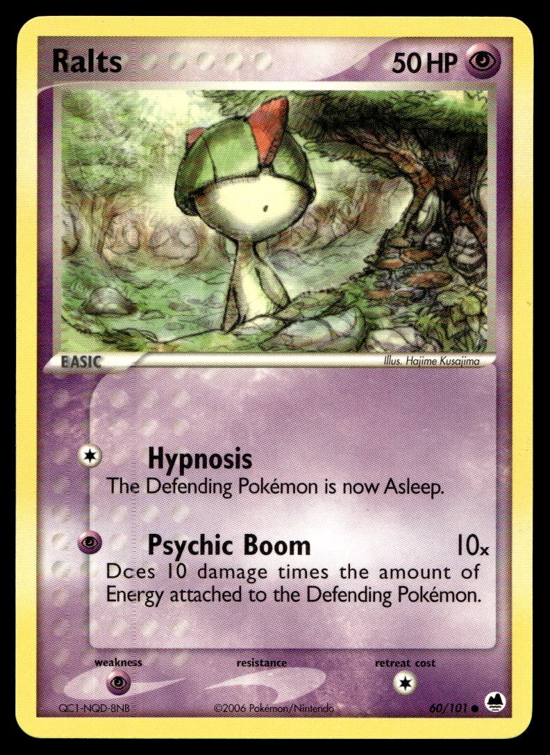 LP Ralts [EX Dragon Frontiers 60/101] Common Pokemon TCG