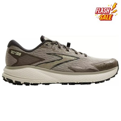 Brooks Men's Divide 5 Trail Running Shoes  London Fog Color  Medium/D
