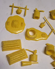 Vintage 18 Marx Fort Apache Old West Accessories Figures Mix Lot — photo 6