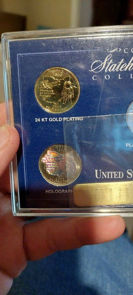 Uncirculated Quarter Set Never Opened OHIO - Image 2 of 4