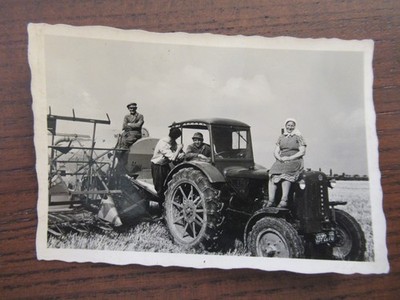 Old photo Hanomag tractor/tractor/tractor around 1950