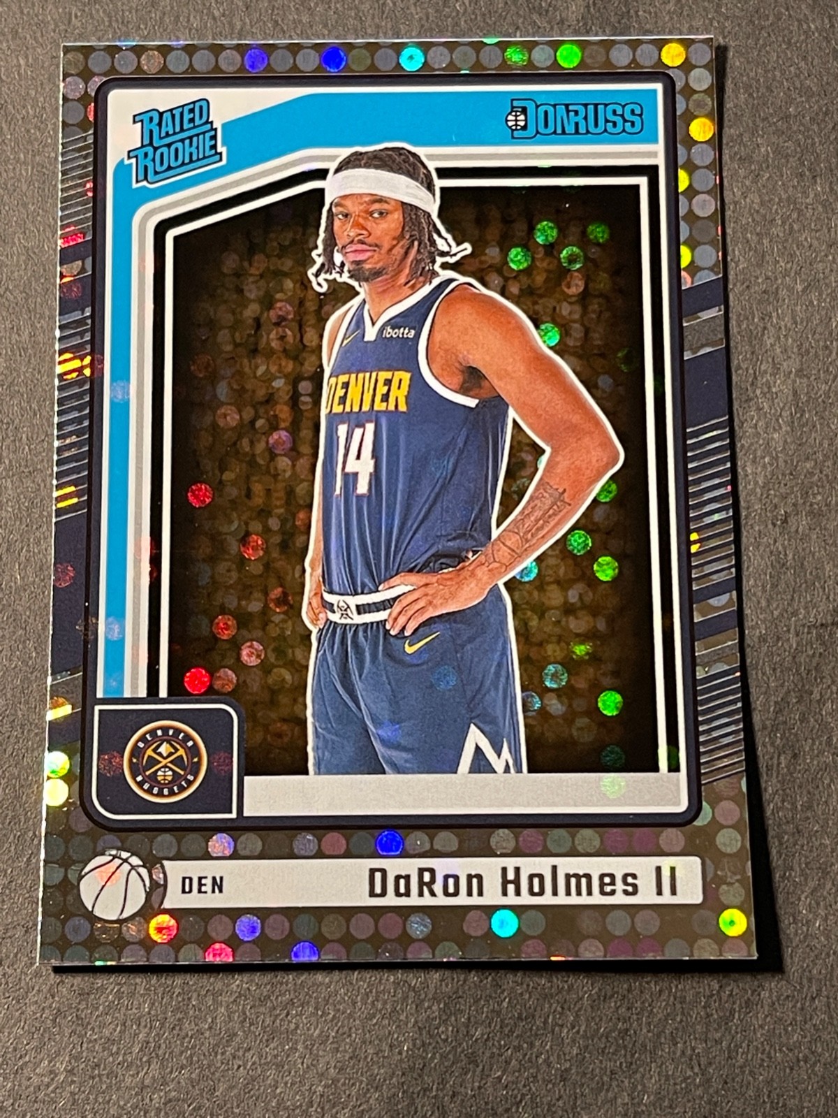 2024-25 Donruss Basketball Rated Rookie Disco Parallel Daron Holmes #213