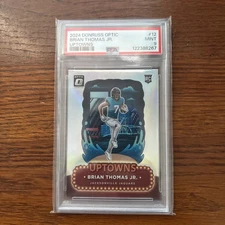 2024 Panini Donruss Optic Uptowns Brian Thomas Jr. #12 PSA Mint 9 (RC)