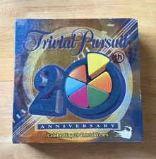 Vintage 2004 Trivial Pursuit 20th Anniversary Edition Board Game Complete