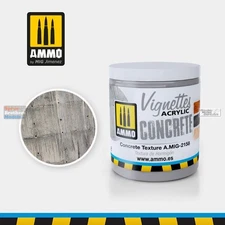AMM2158 AMMO by Mig Acrylic Concrete for Vignettes - Concrete Texture (100ml)