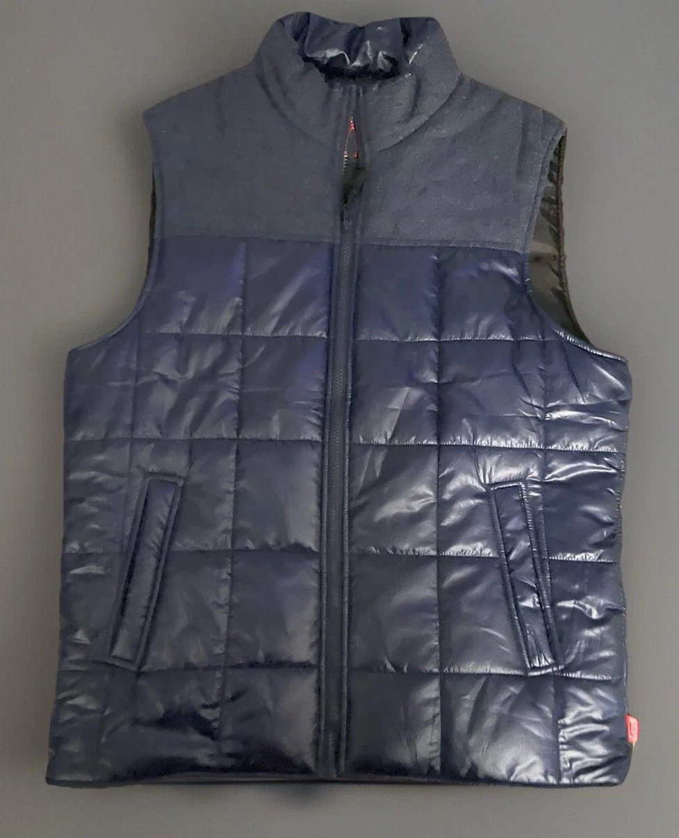 Coleman Puffer Vest Blue Full Zipper Outdoor Camping Hiking Men’s Medium JBHS