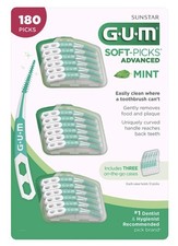 GUM Soft-Picks Advanced Mint, 180-count