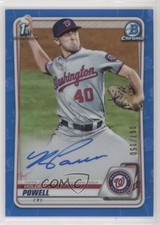 2020 Bowman Draft Chrome Picks Blue Refractor 67/150 Holden Powell Auto u6m