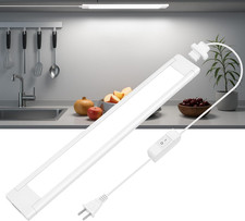 14Inch PlugIn Under Cabinet LED Light Bar Cool White Ultra-Bright Wired Lighting