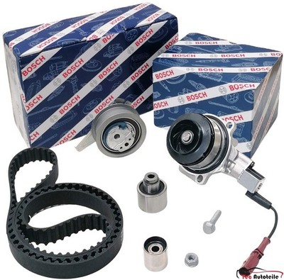 Bosch Zahnriemensatz Wasserpumpe für Audi Seat Skoda VW 1.6 2.0 TDI