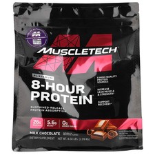 Platinum 8-Hour Protein™, Milk Chocolate, 4.6 lbs (2.09 kg) 14.24 per gallon