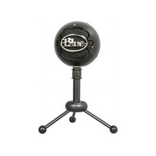 Blue Snowball USB Microphone Black Freestanding Adjustable Stand