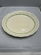 Vintage W.H. Grindley & Co. Tunstall Deco Ware Cream porcelain serving platter