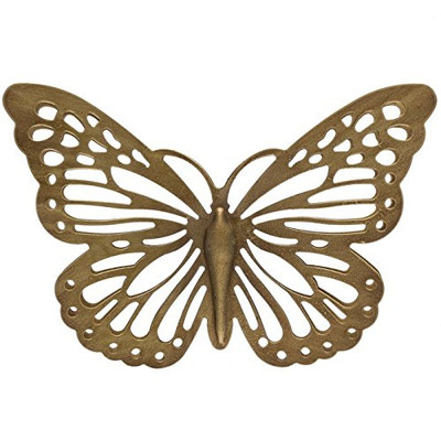 Gold Metal Butterfly Wall Decor 