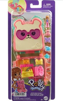 Mattel Polly Pocket Cutie Bear Picnic Playset