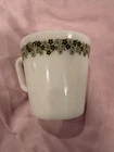 Pyrex Crazy Daisy Spring Blossom Coffee Cup Mug D Handle  No. 1410 VINTAGE